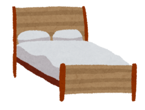 ベッドのイラスト