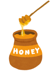 ハチミツのイラスト