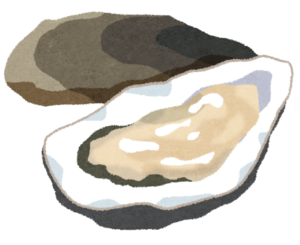 牡蠣のイラスト