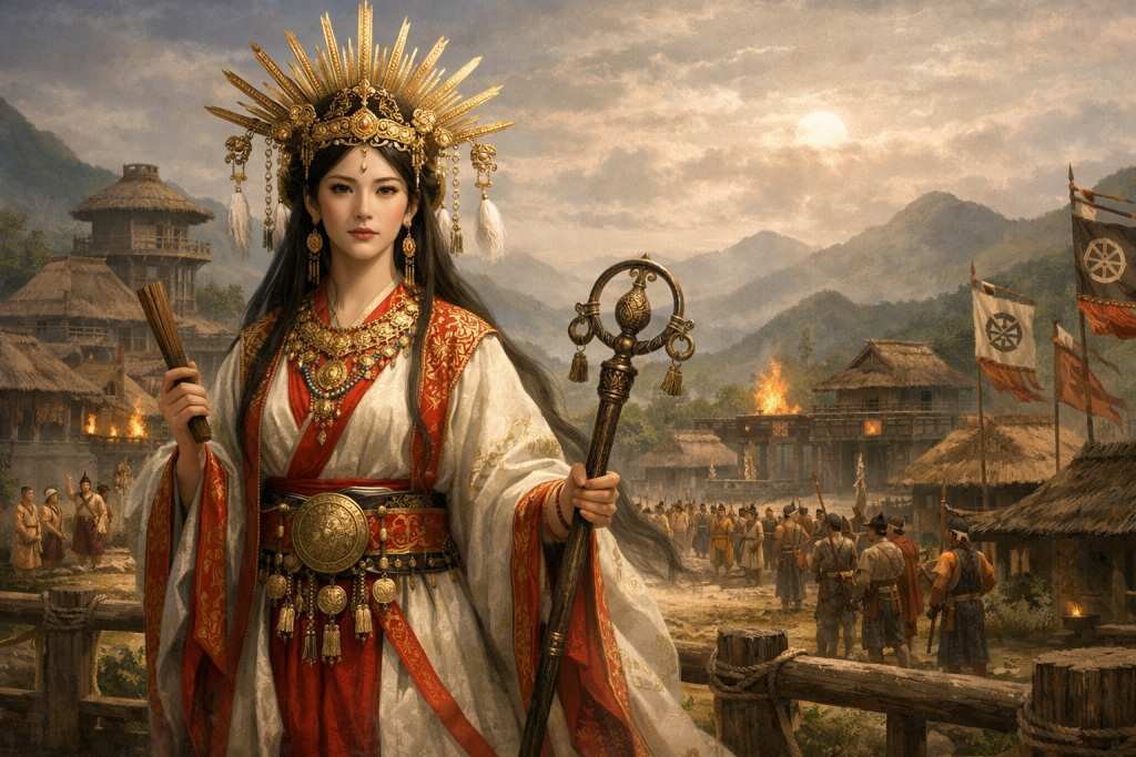 卑弥呼女王と古代の村