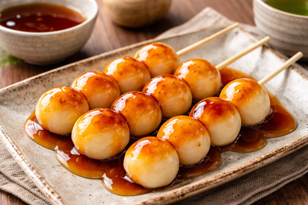 固くならないみたらし団子