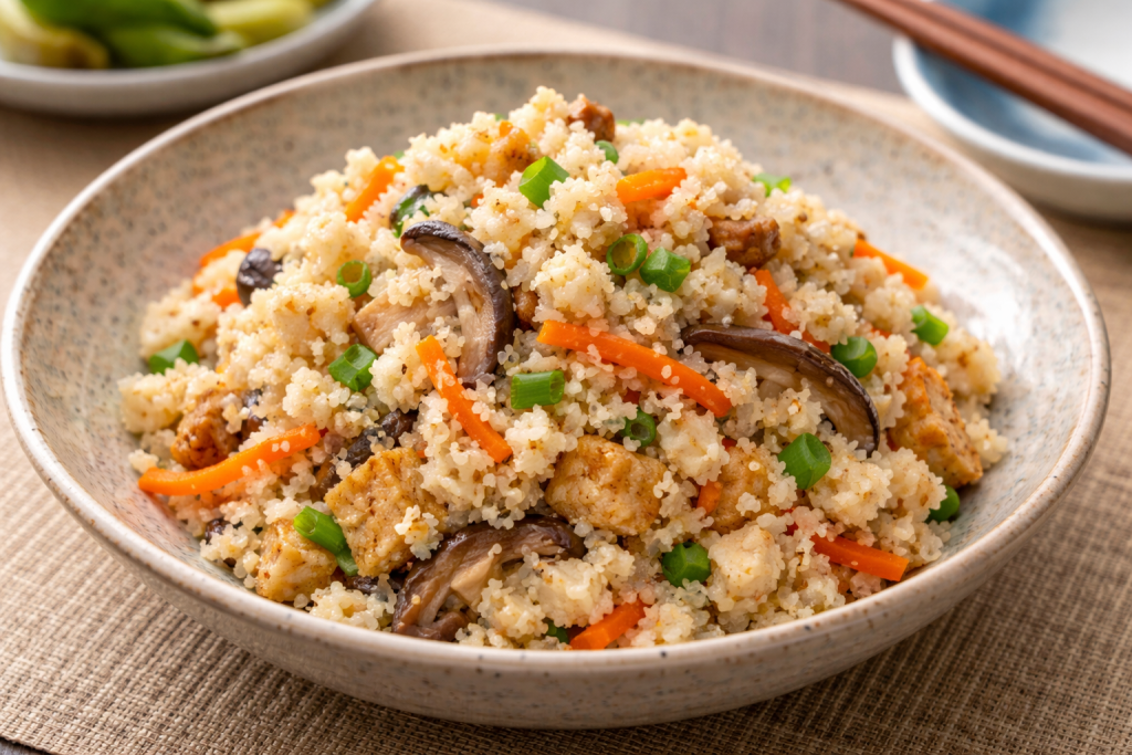 おから炒りの美味しい盛り付け