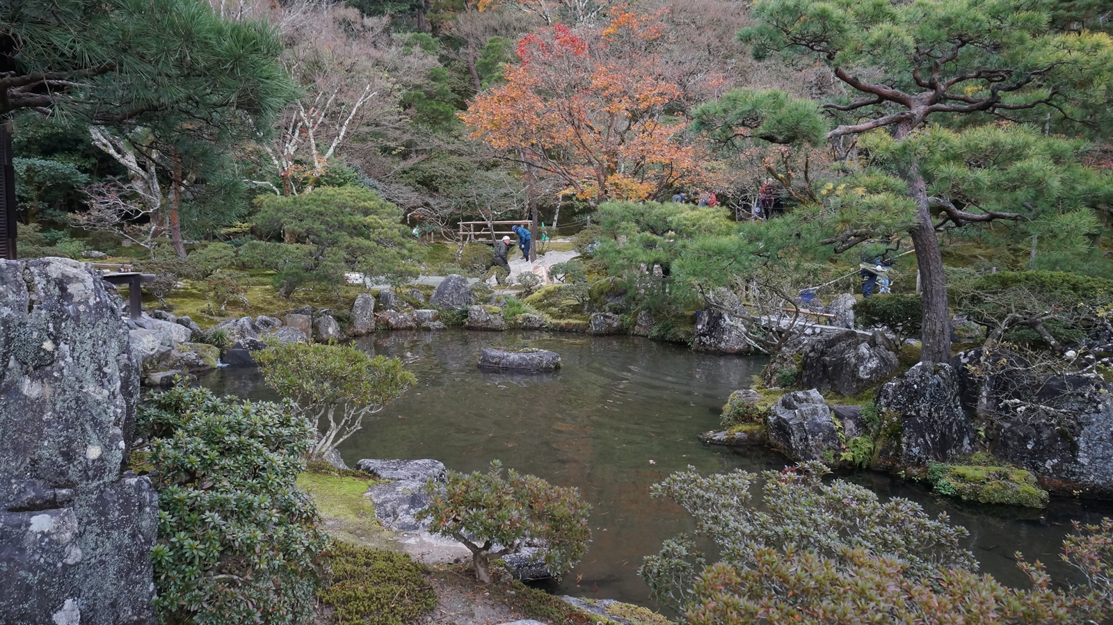 銀閣寺の庭園