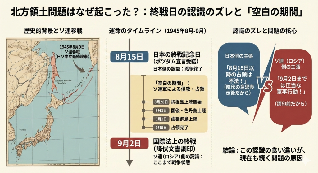 北方領土問題はなぜ起こった？