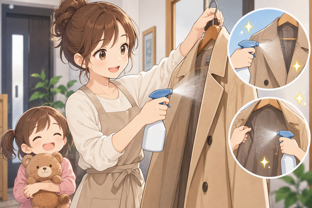 消臭スプレーでパッと手軽に対処