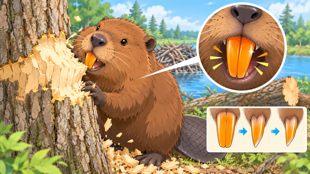 ビーバーの前歯