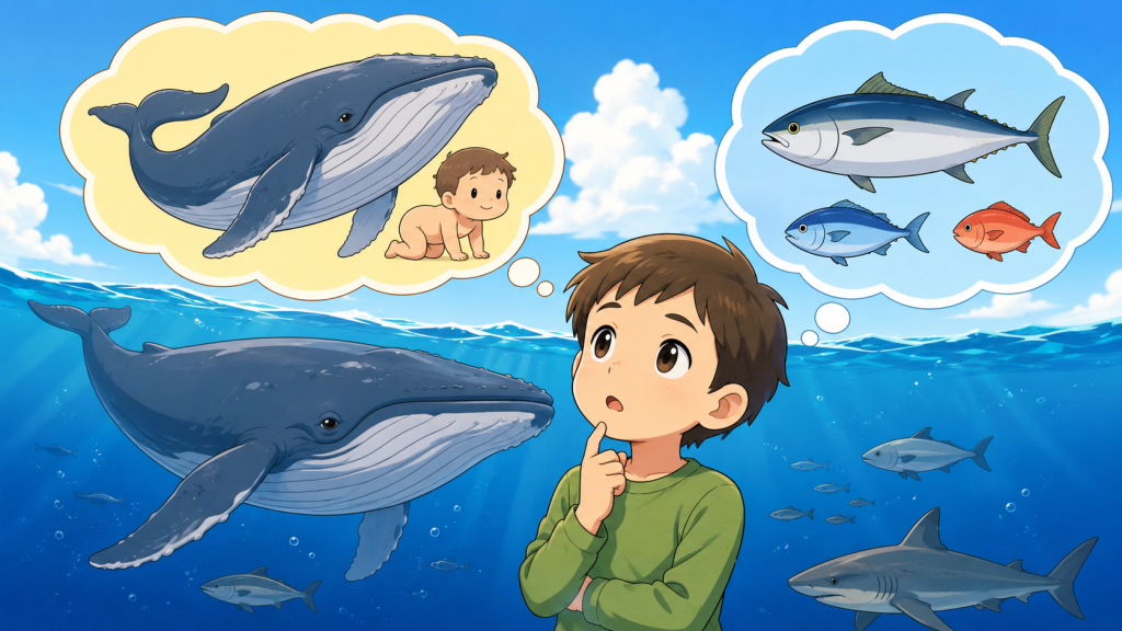 クジラは魚じゃないの？