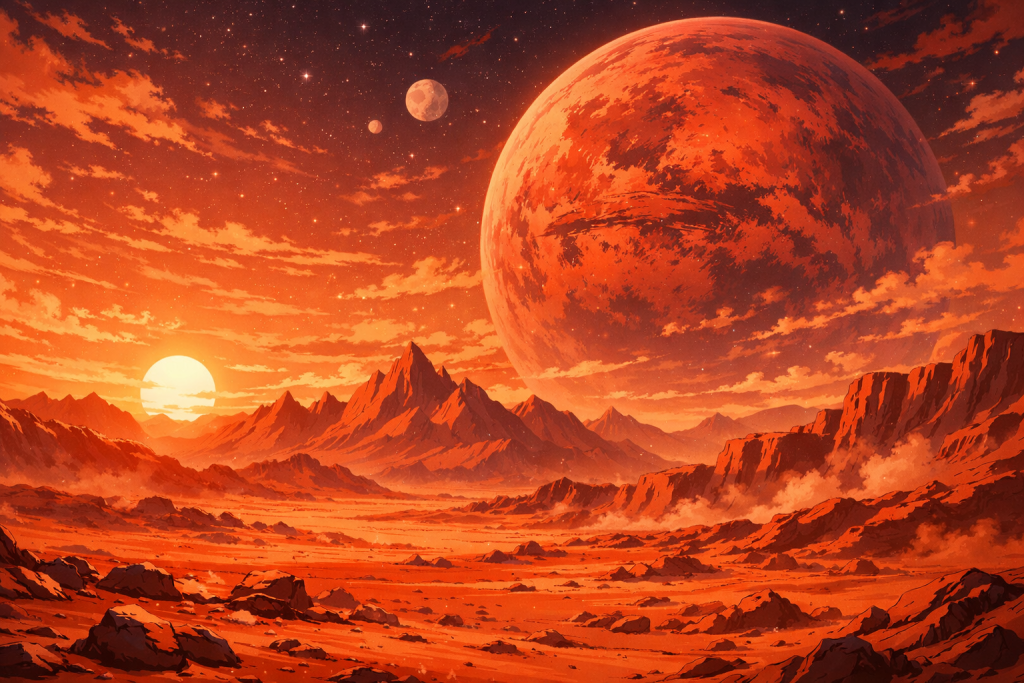 火星って赤い星なんでしょ？
