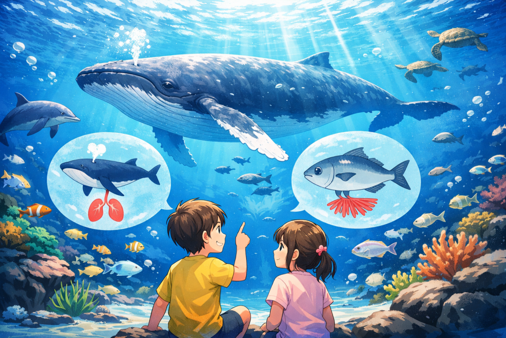 クジラは魚じゃないの？