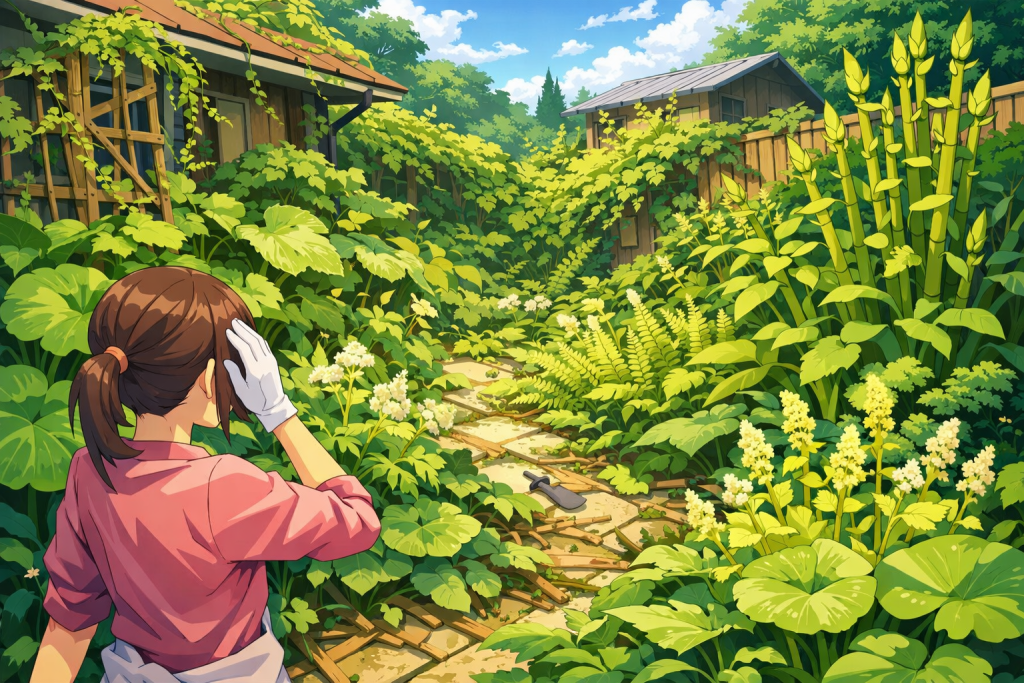 庭に植えてはいけない山菜