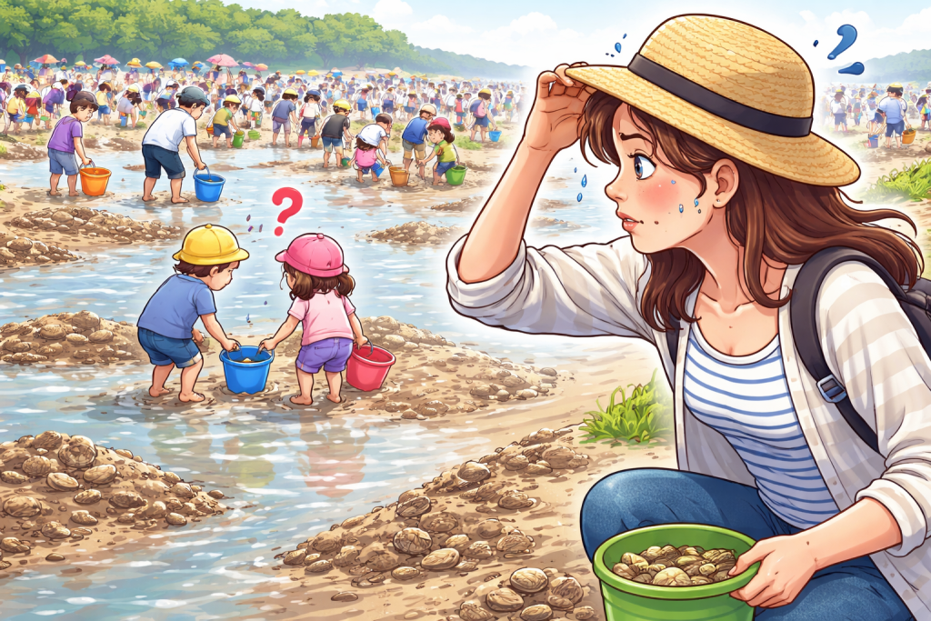 心配な母親
