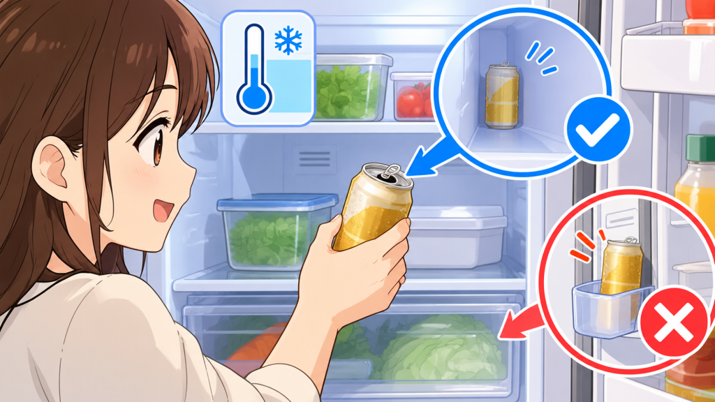 飲みかけのビールを保存