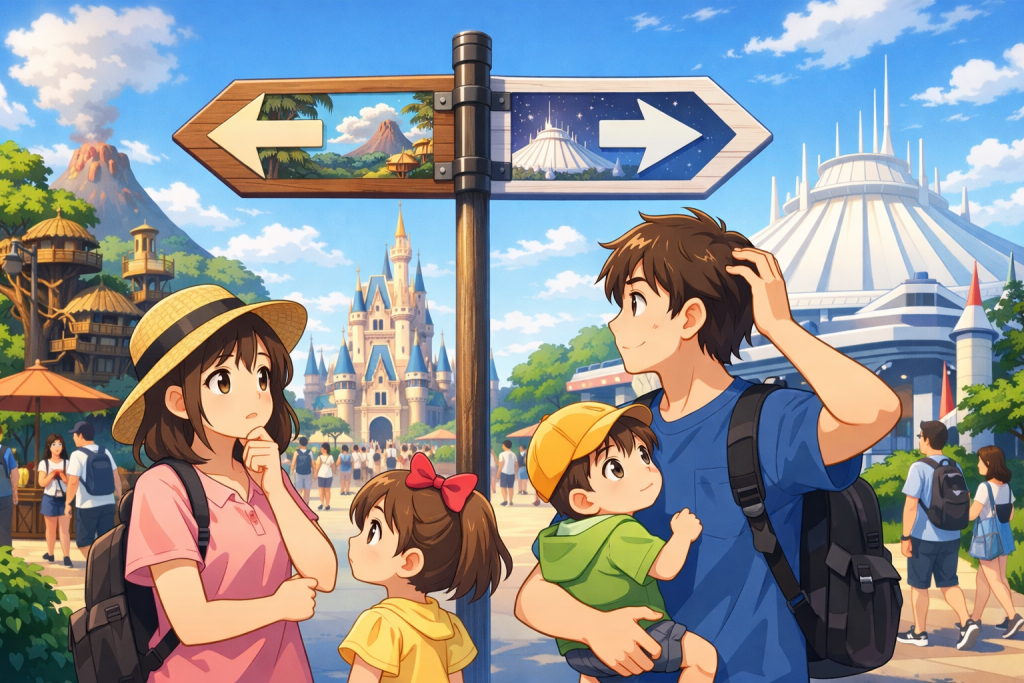 ディズニーランドは右回り？左回り？