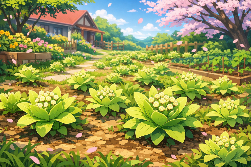 あちこちから芽を出すふきのとう