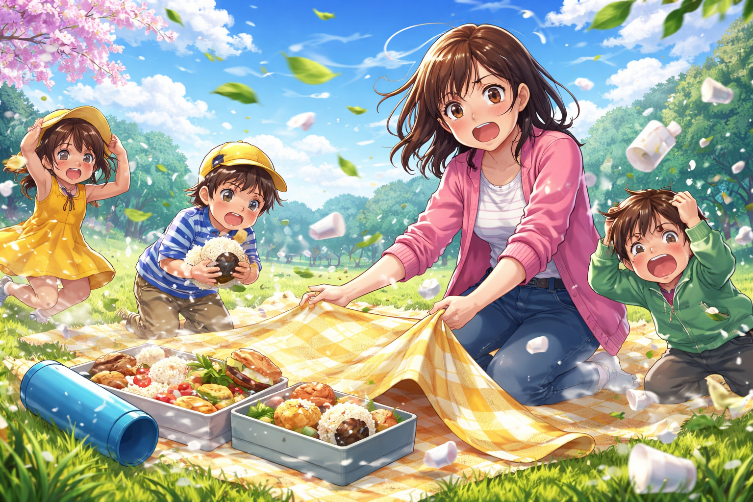 風に揺れるピクニック