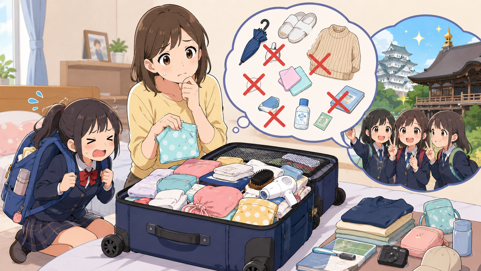 修学旅行の持ち物で実はいらなかったもの