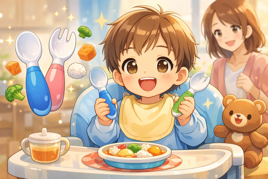 赤ちゃん スプーン フォーク