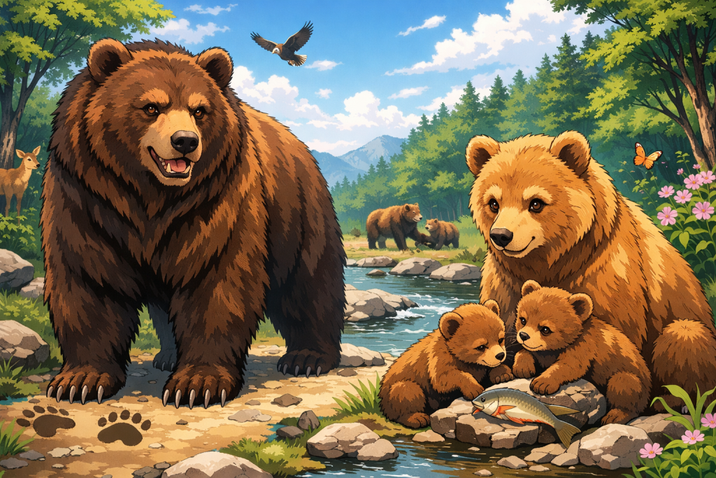 ヒグマのオス・メス