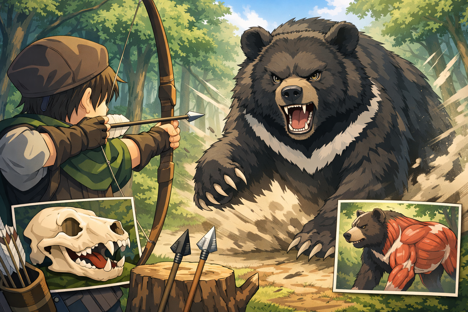 弓矢でクマを倒すことってできるの？
