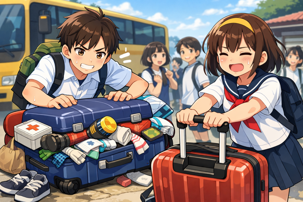 修学旅行の持ち物で実はいらなかったもの