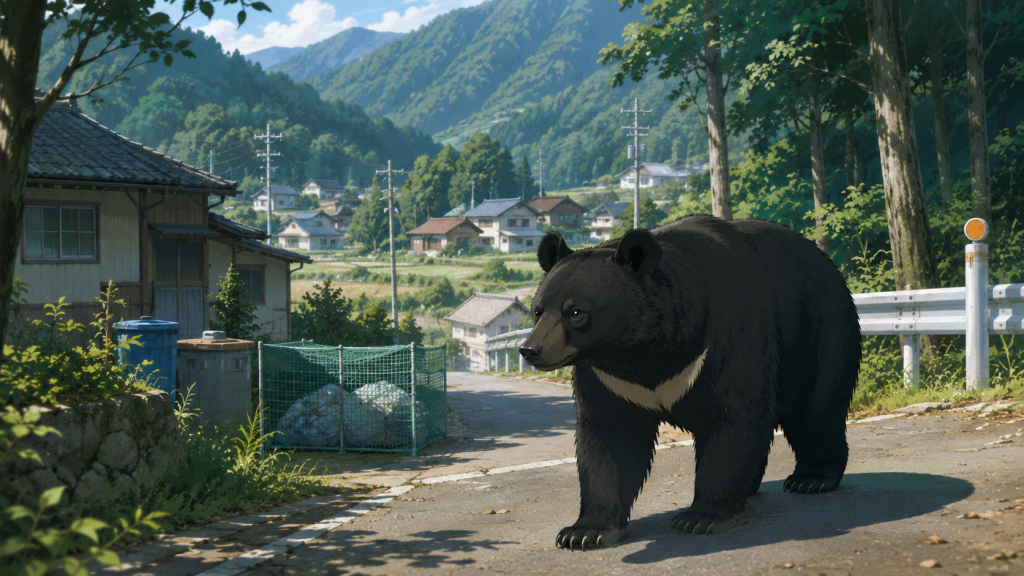 ツキノワグマが人間の生活圏に降りてくるニュースが増えています
