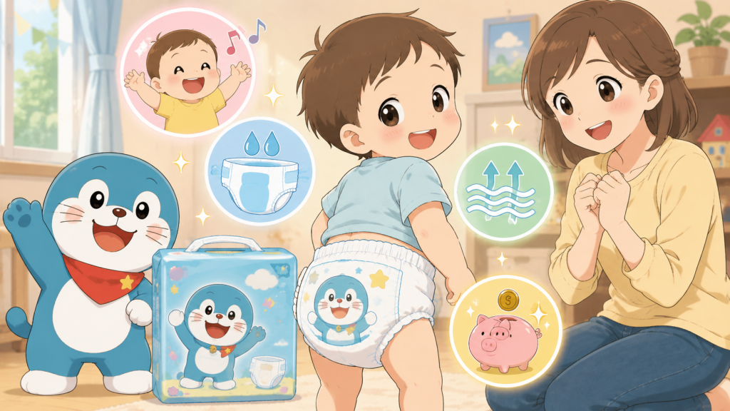 キャラクターオムツ