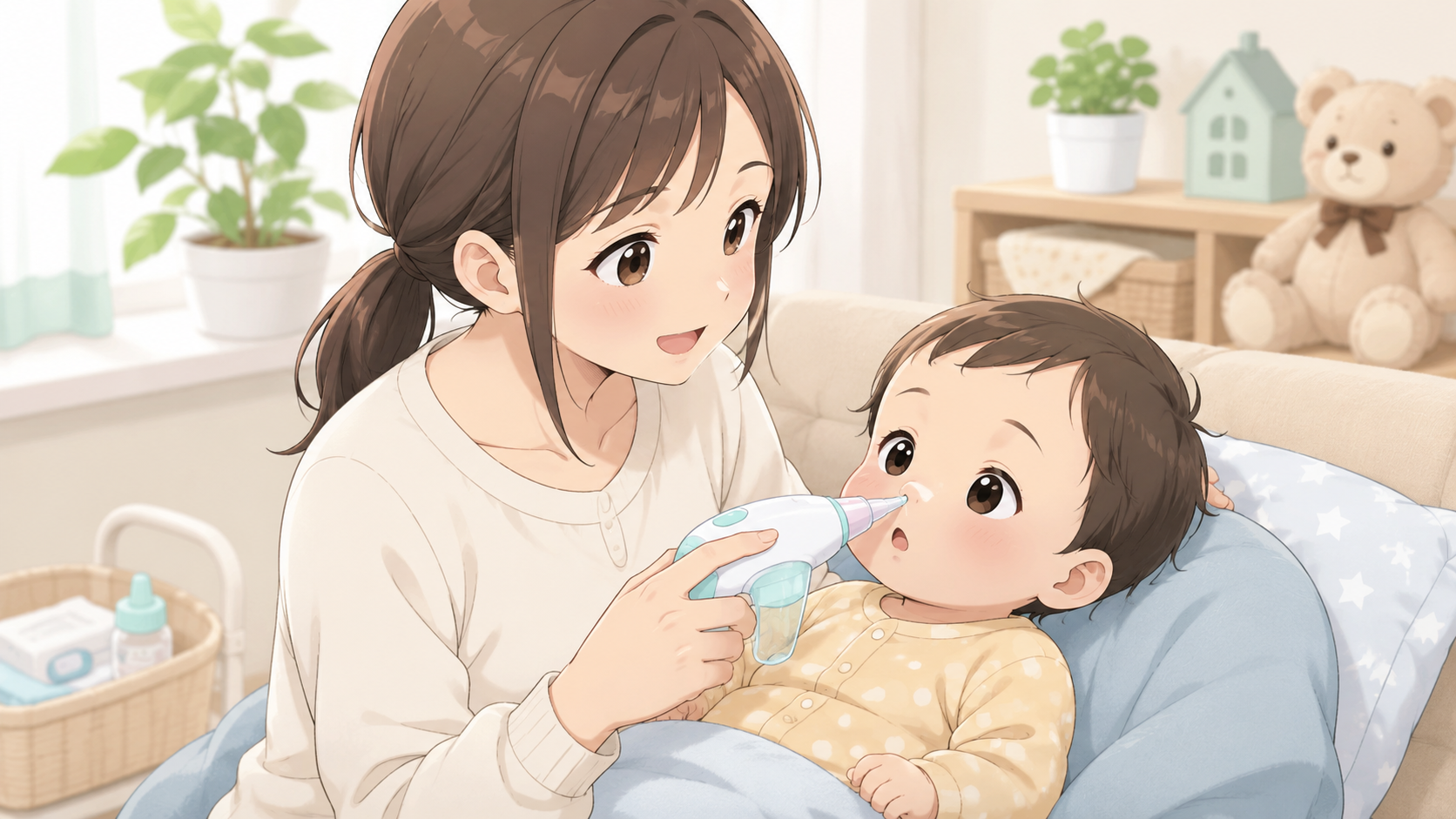 電動鼻水吸引器ハンディタイプ