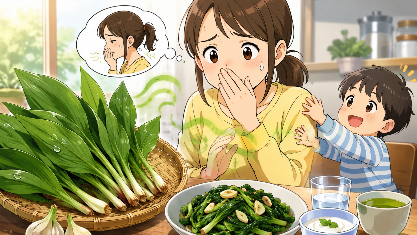 行者にんにくの臭い