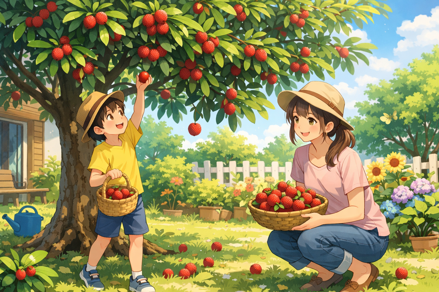 ヤマモモを庭木にする
