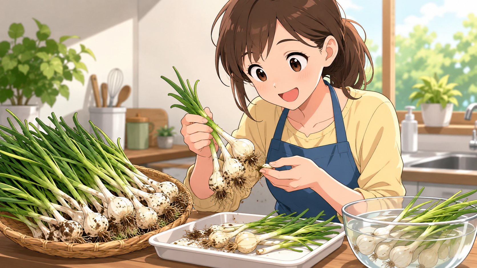 ノビルの下処理