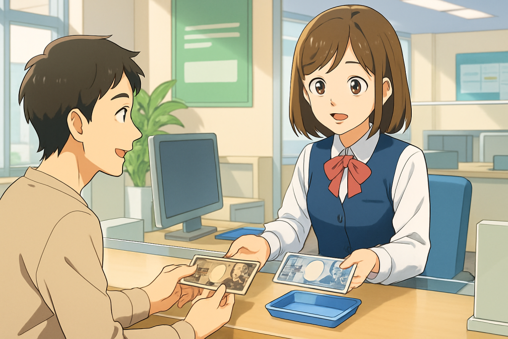 旧札の交換をお願い