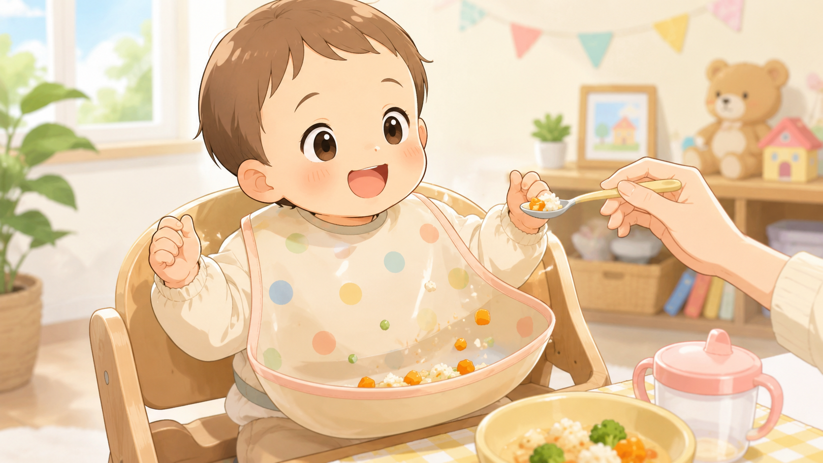 赤ちゃんの食べこぼし対策
