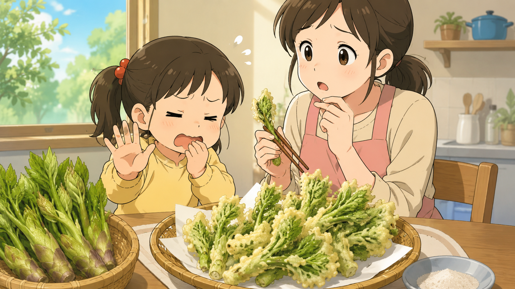 コシアブラの天ぷらが苦い