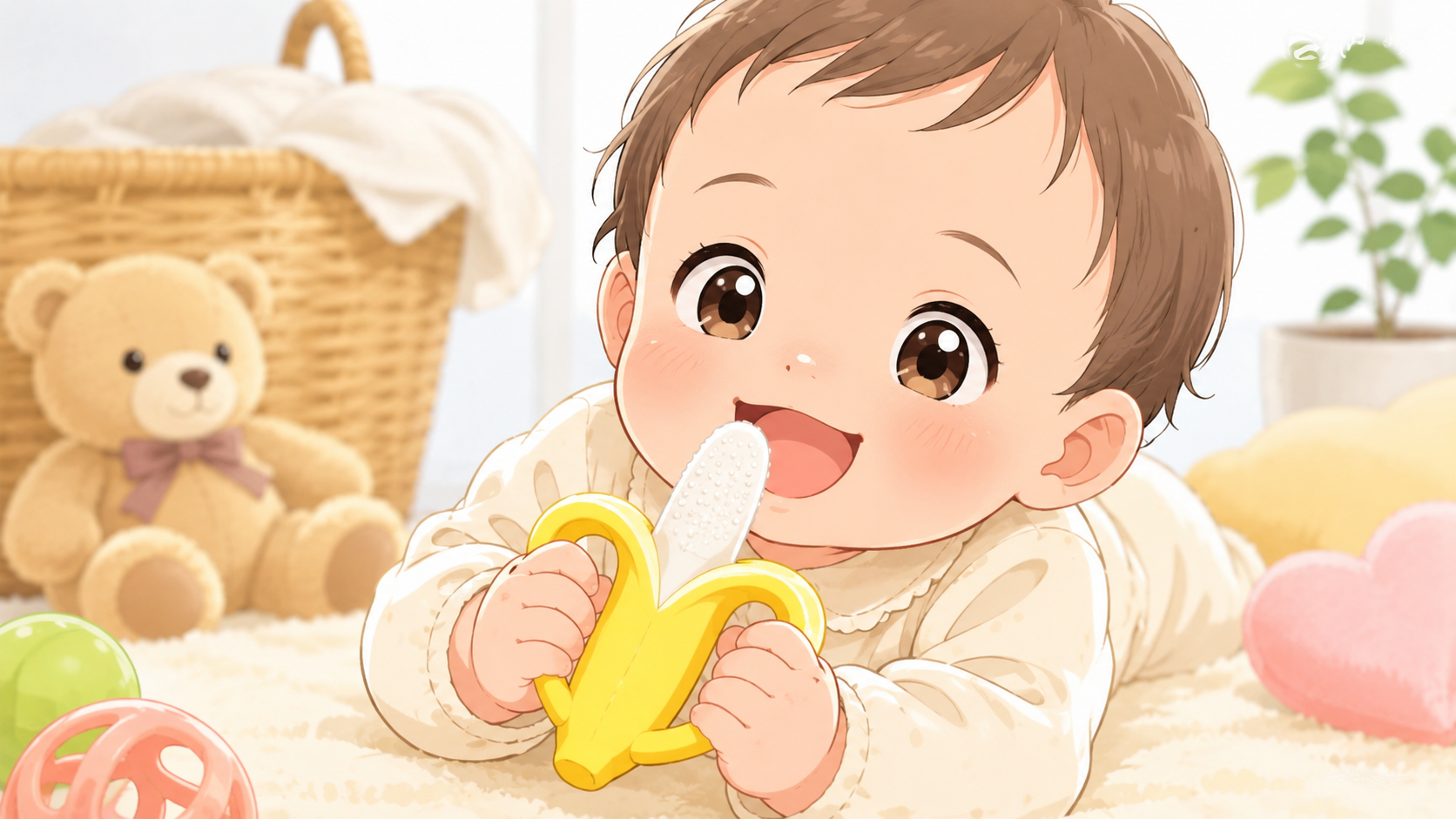 赤ちゃんの歯がため
