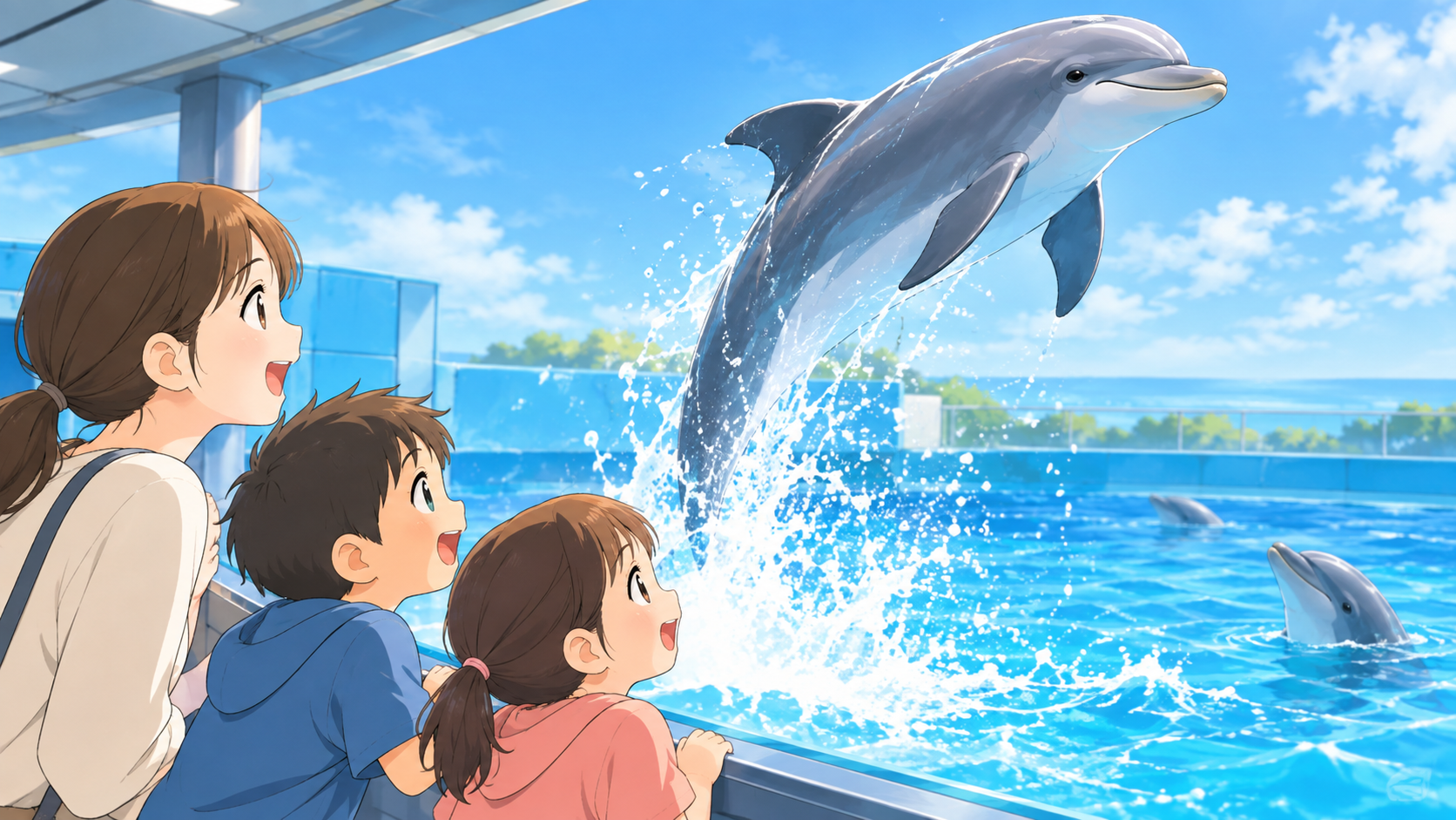 イルカのジャンプ