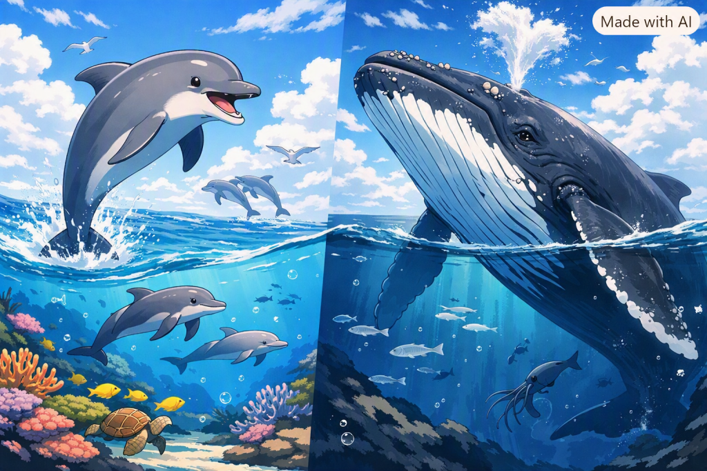 イルカとクジラの違い