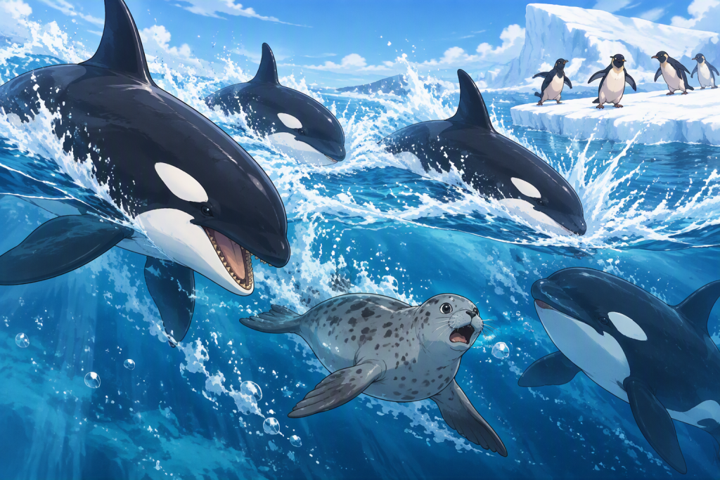 シャチの狩り