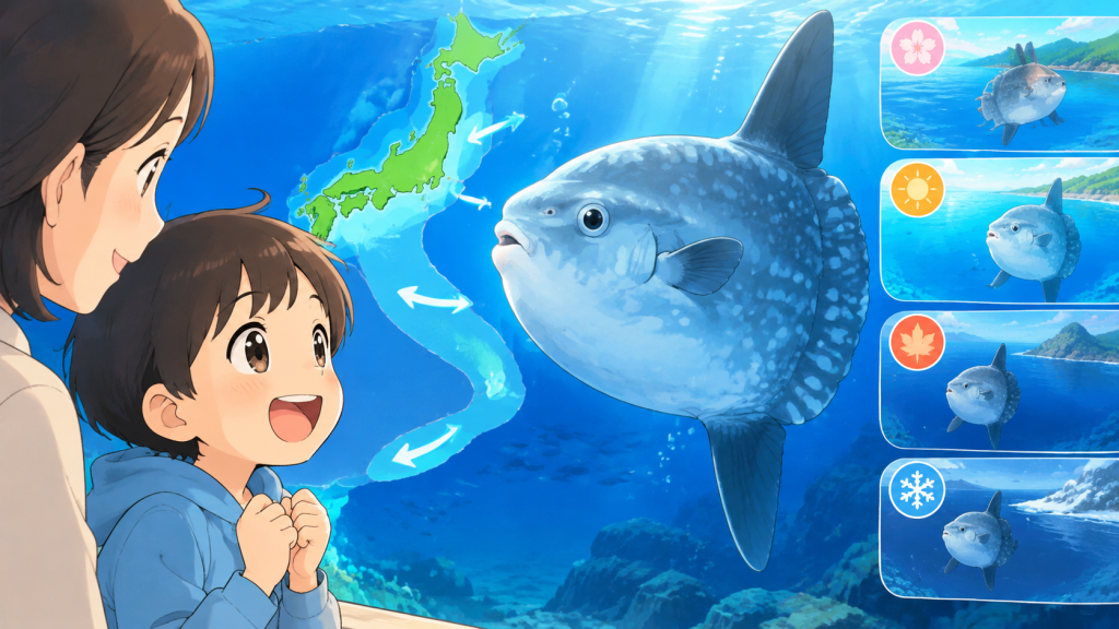 マンボウが日本近海のどこに生息しているのか
