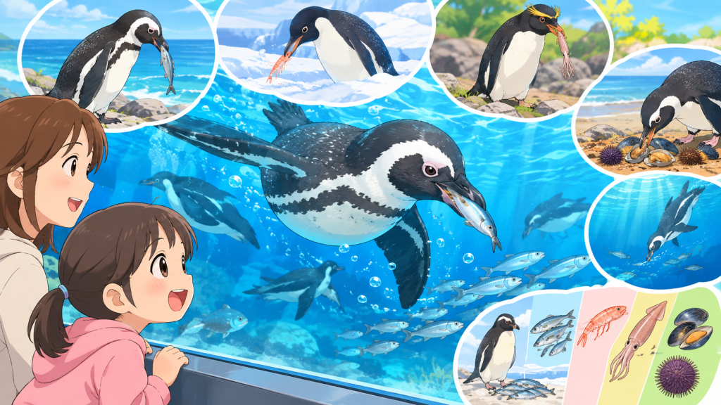 ペンギンって何を食べるの？