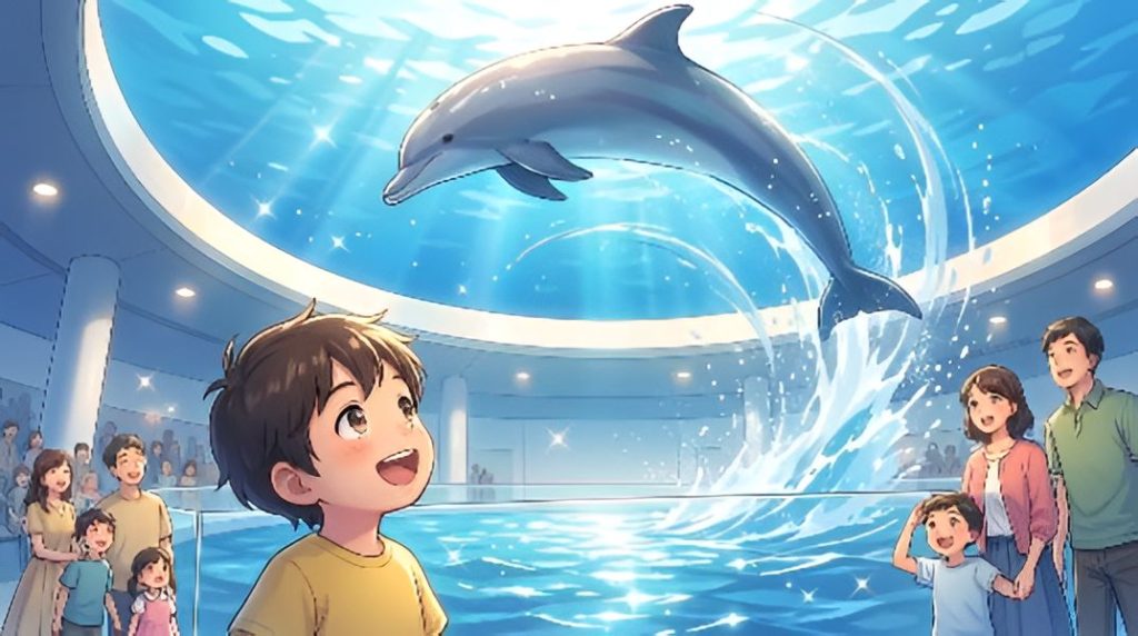 イルカのジャンプ