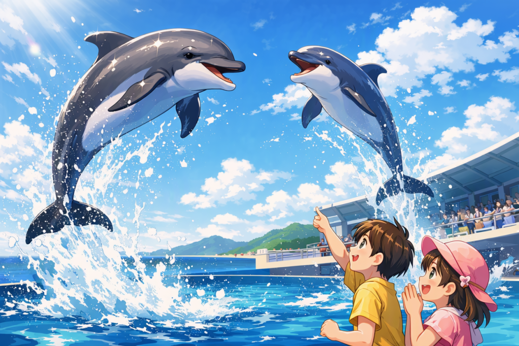 イルカのジャンプ