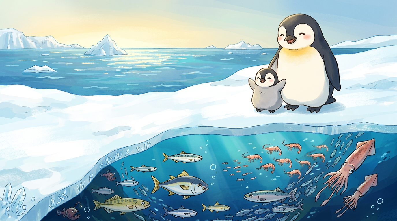 ペンギンって何を食べるの？