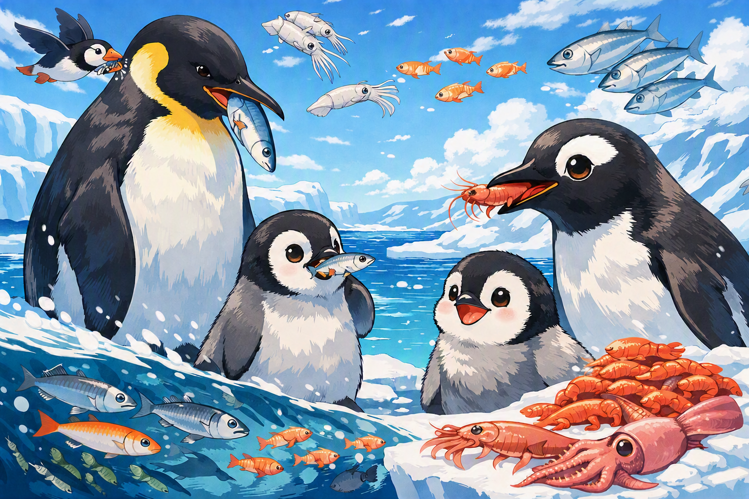ペンギンって何を食べるの？