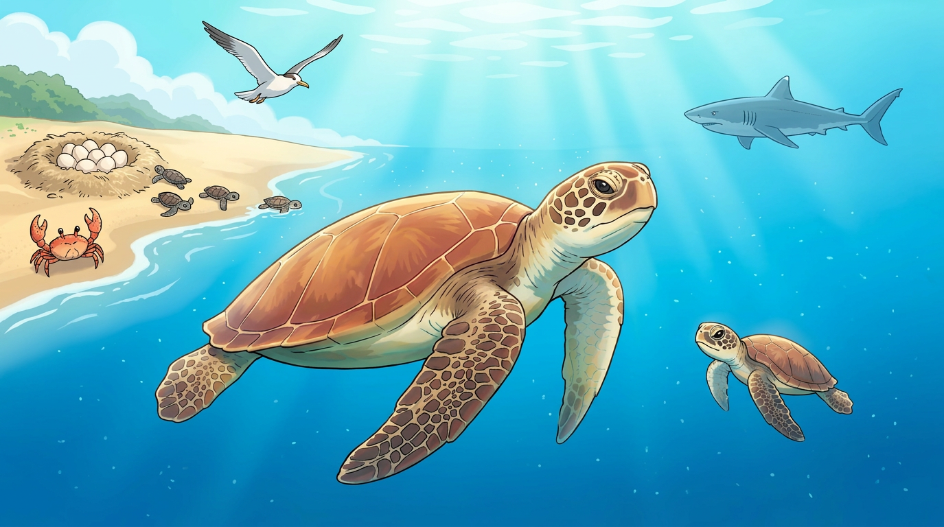 ウミガメの天敵 ウミガメの天敵